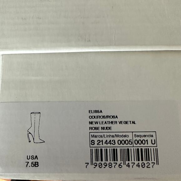 Schutz Black Suede Ankle Bootie SIZE 7.5 Boot Feather Stiletto Heel $228 NEW - Picture 12 of 12